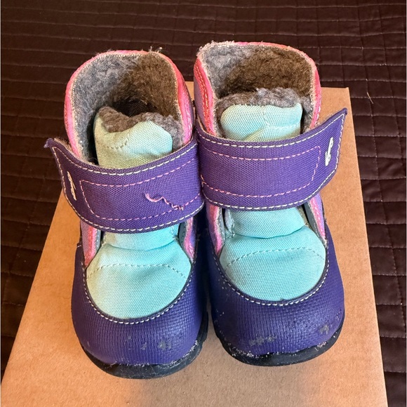See Kai Run Blake Purple Mint Basics Toddler Boots size 6 - Picture 1 of 5